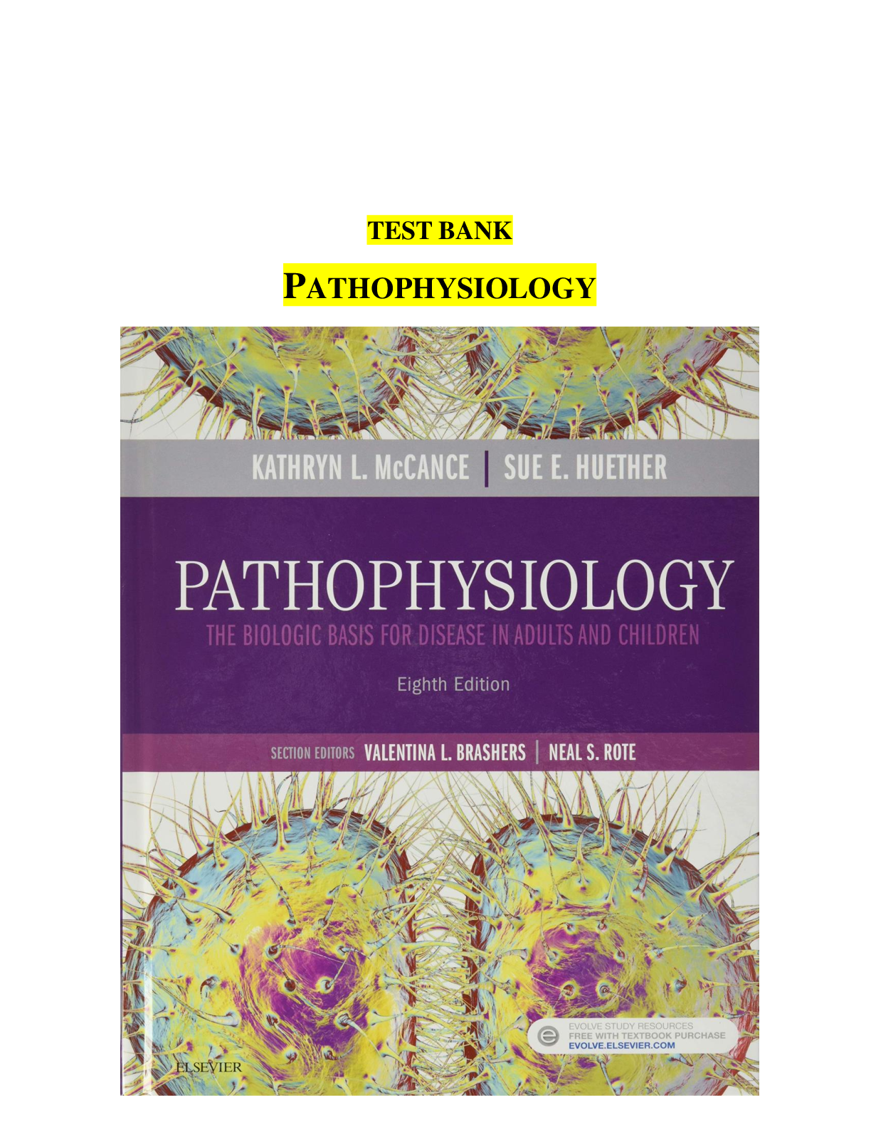 Preview image for TestBank-McCance-Pathophysiology-Biologic-Basis-for-Disease-8th-2018 (1)